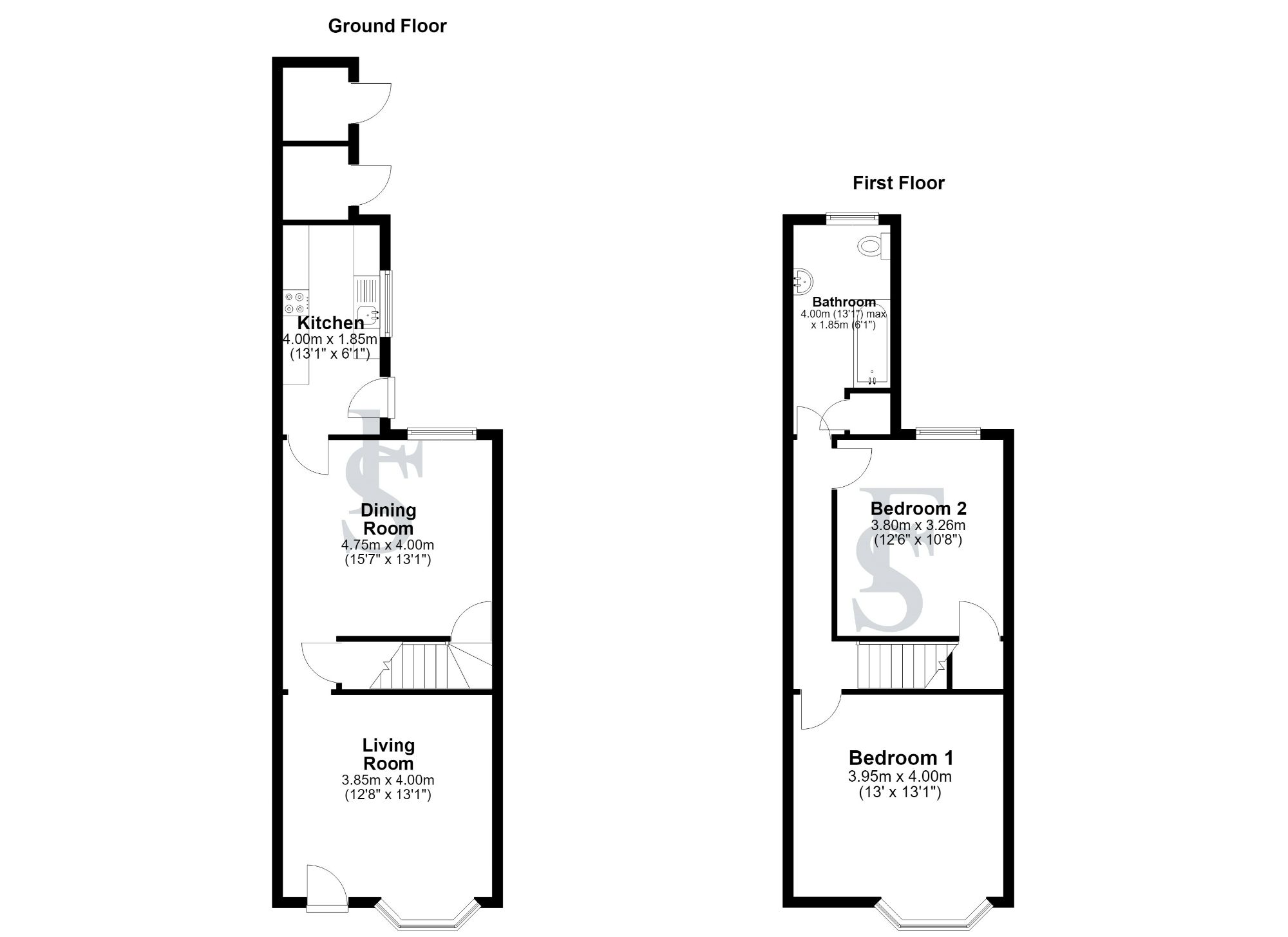 56 Hopefield Road, Leicester floorplan