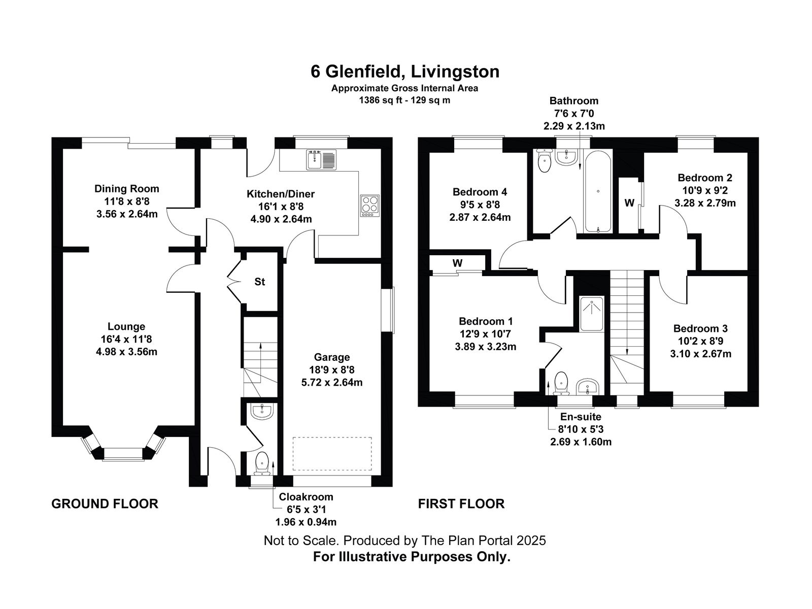 6, Glenfield, Livingston floorplan