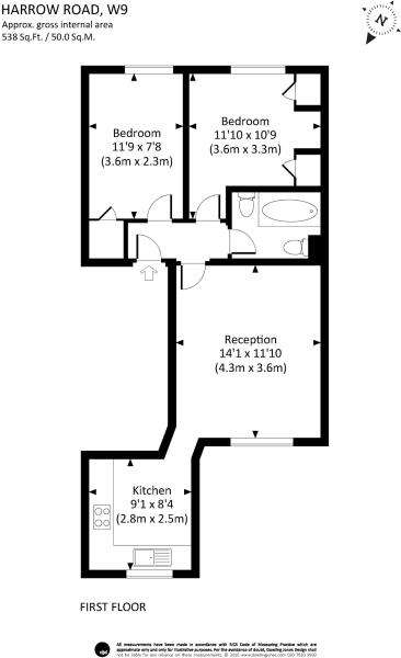 2 Bedrooms Flat to rent in Harrow Road, London W9