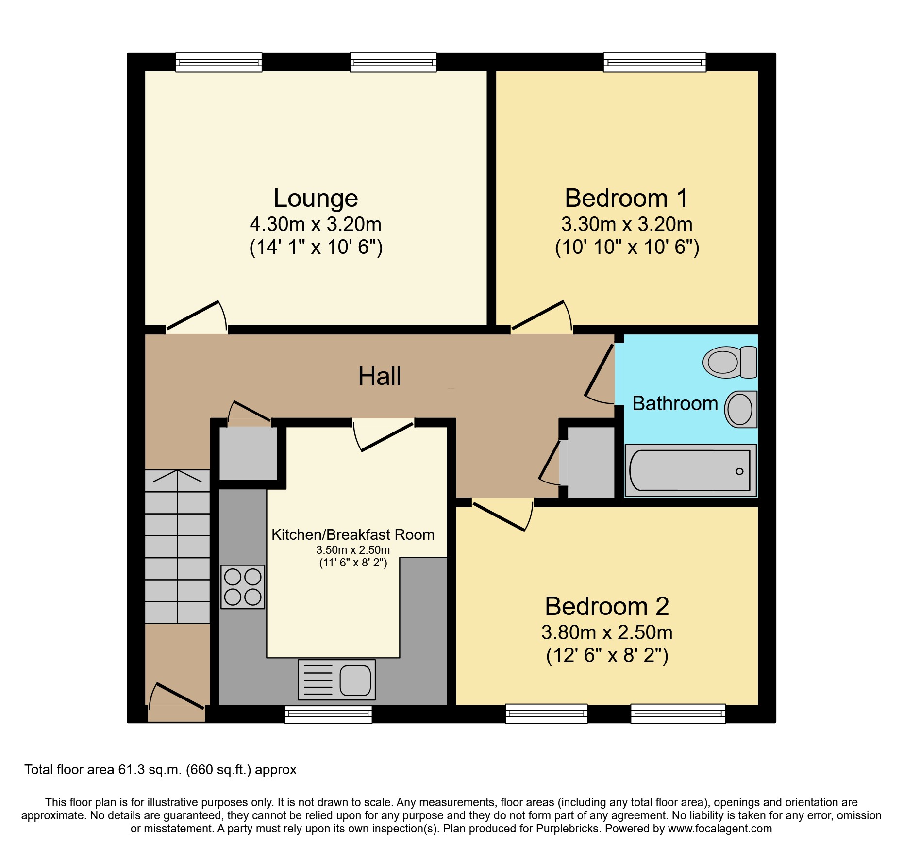 21, Draycott Avenue, Leicester floorplan