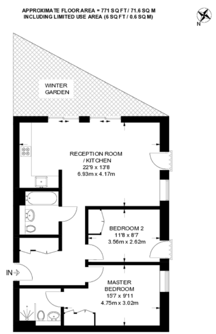 Southwark Bridge Road, London floorplan