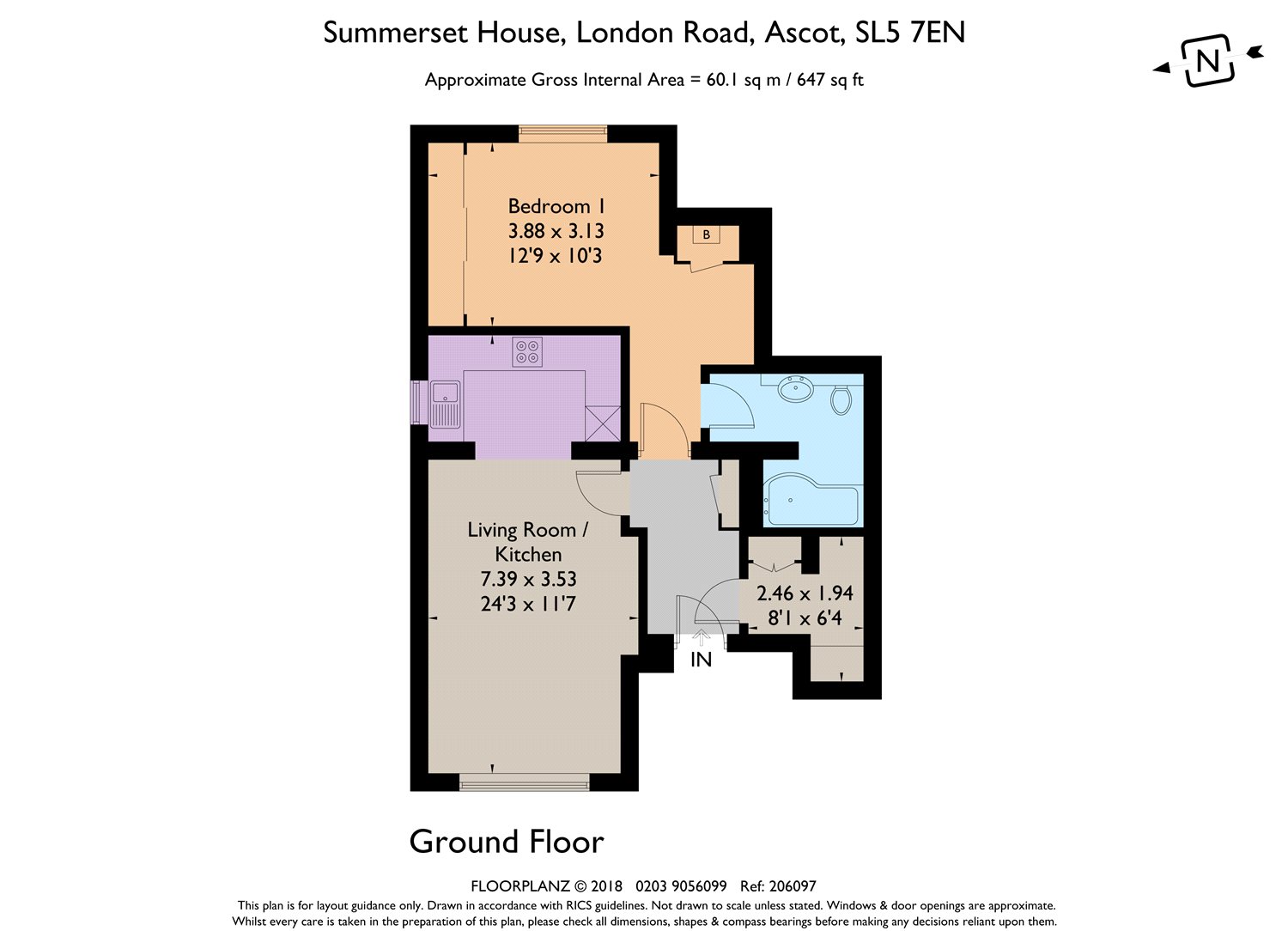 1, Somerset House, Ascot floorplan