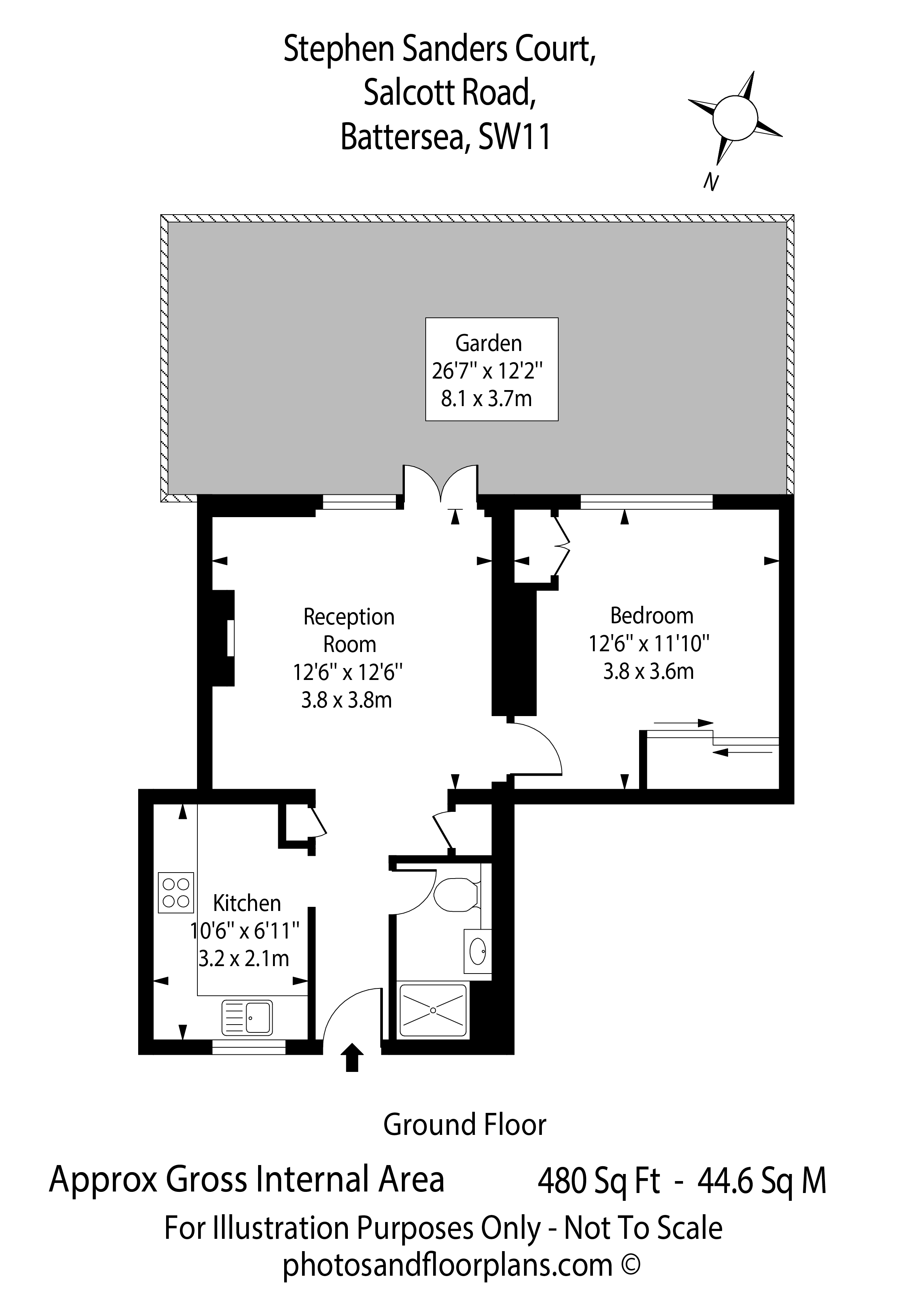 Stephen Sanders Court, London floorplan