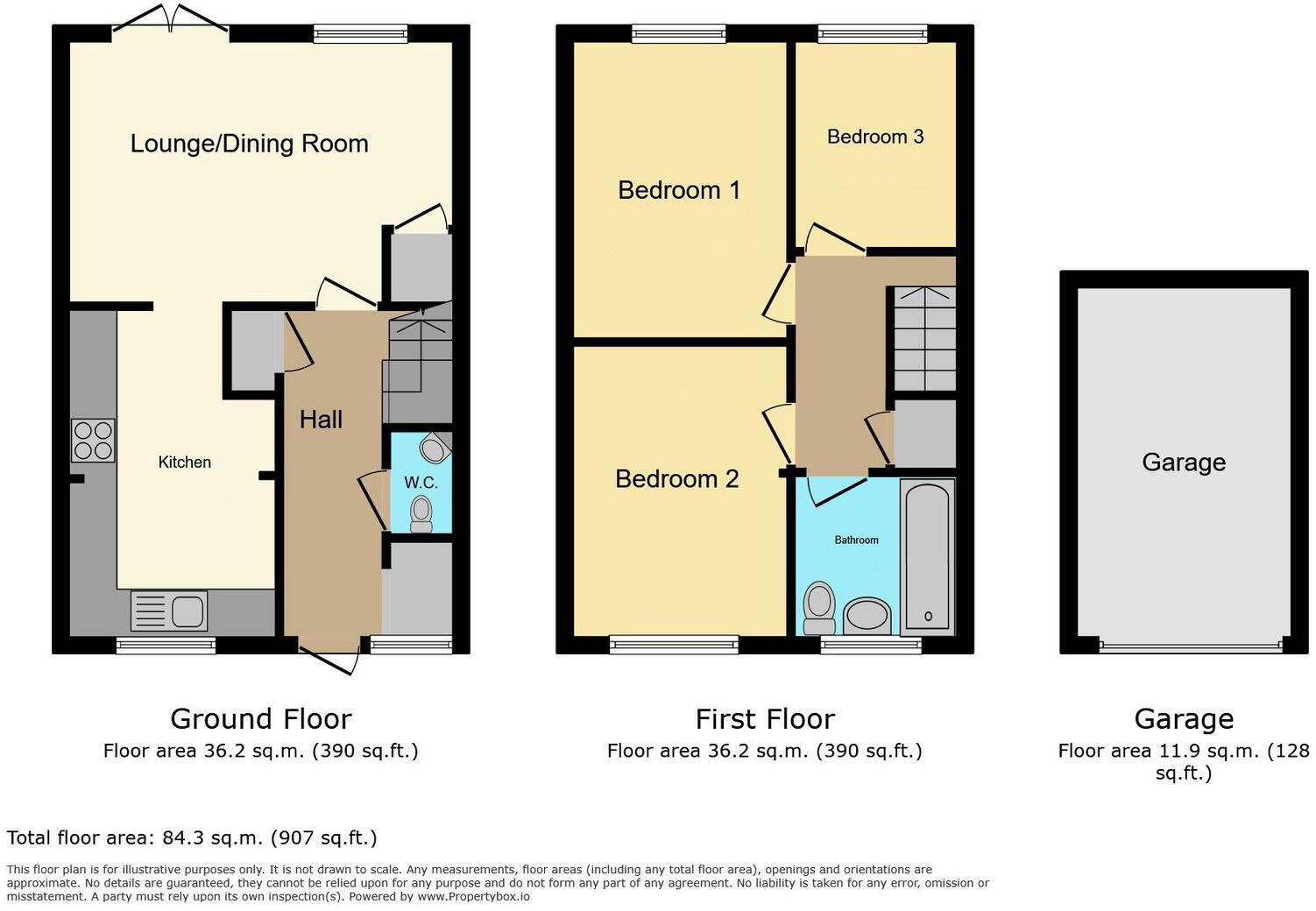 55, Burrows Road, Kingswinford floorplan