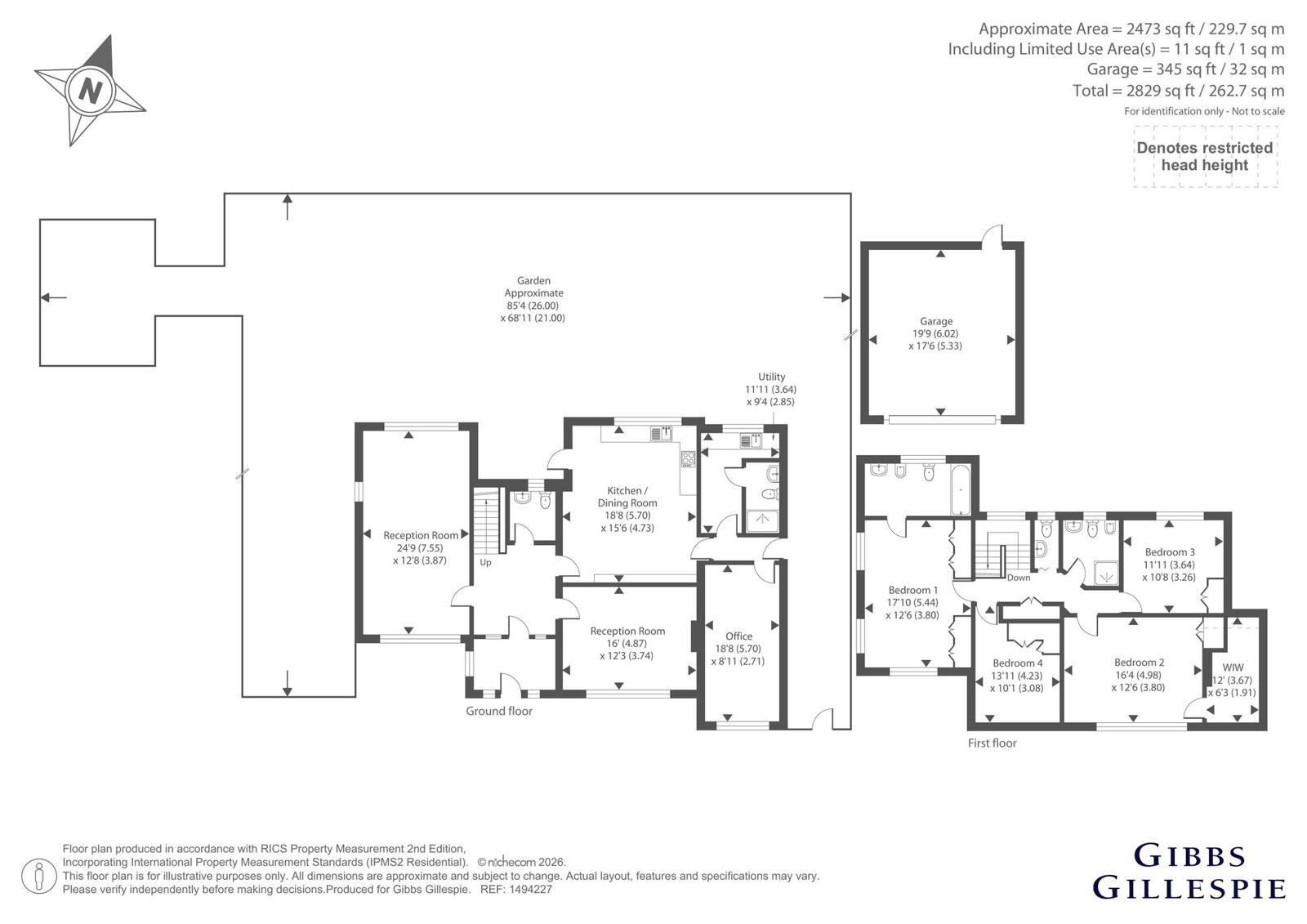 8, Ormonde Road, Hertfordshire floorplan