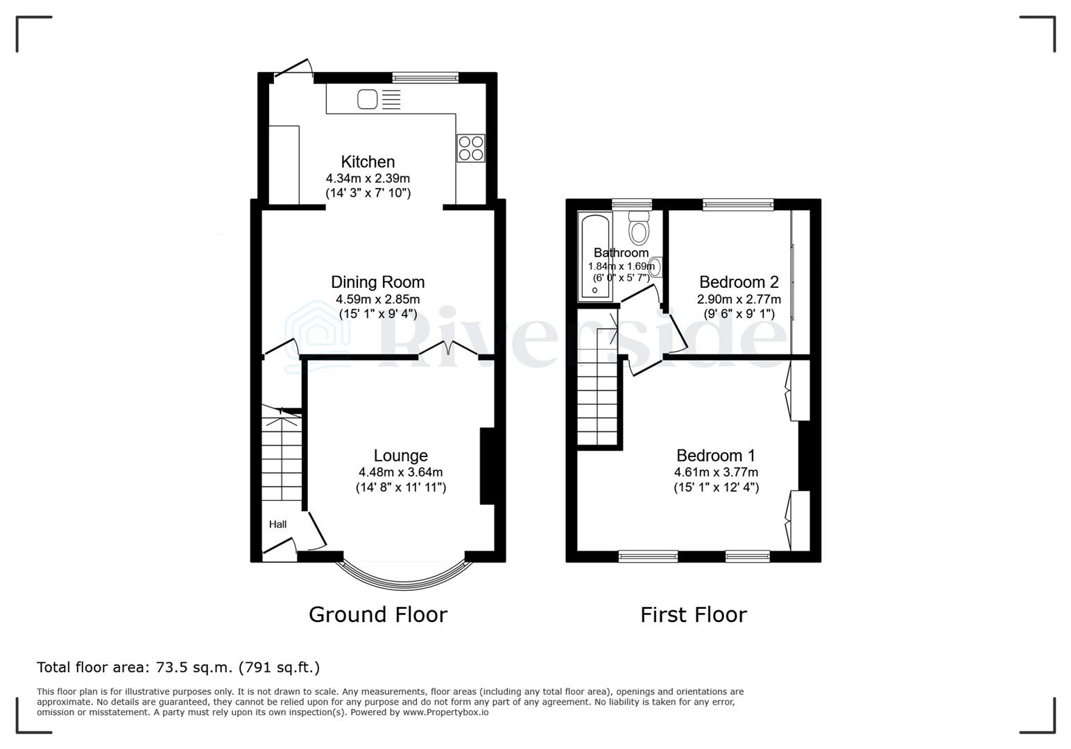 70, Graham Avenue, Hull floorplan