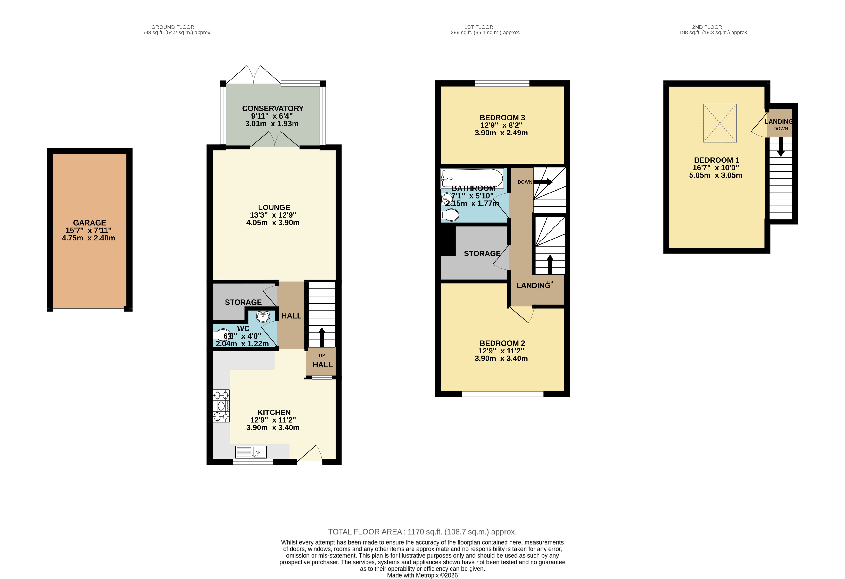 52, Rossan Avenue, Warsash floorplan