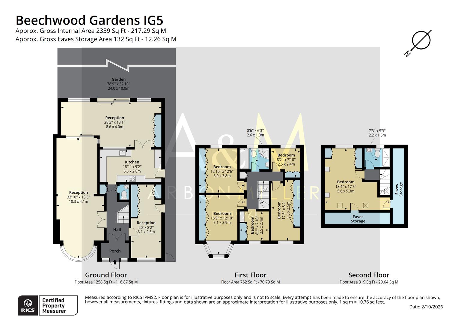 68, Beechwood Gardens, Clayhall floorplan