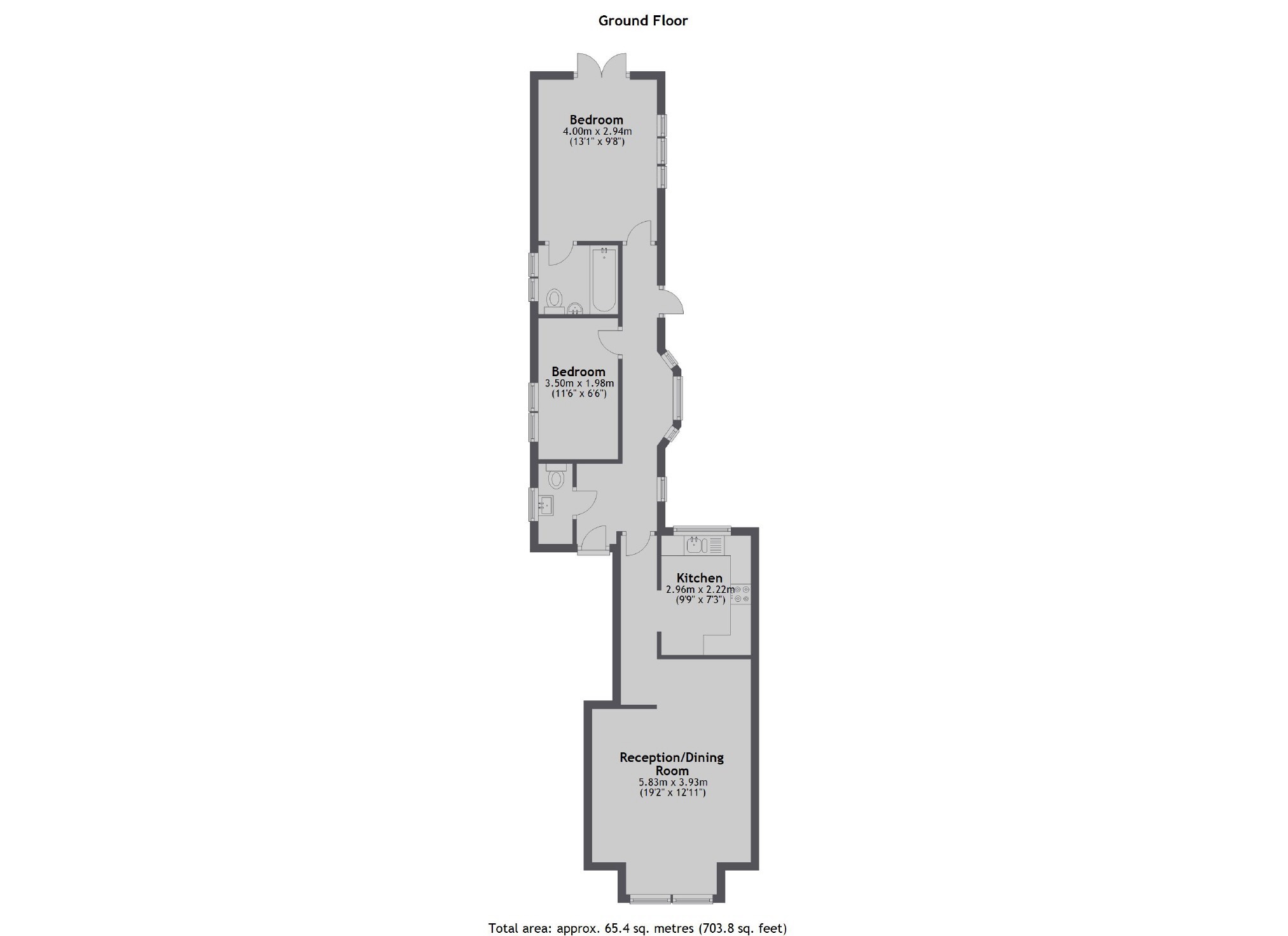 2 Bedrooms Flat to rent in Goldhurst Terrace, London NW6