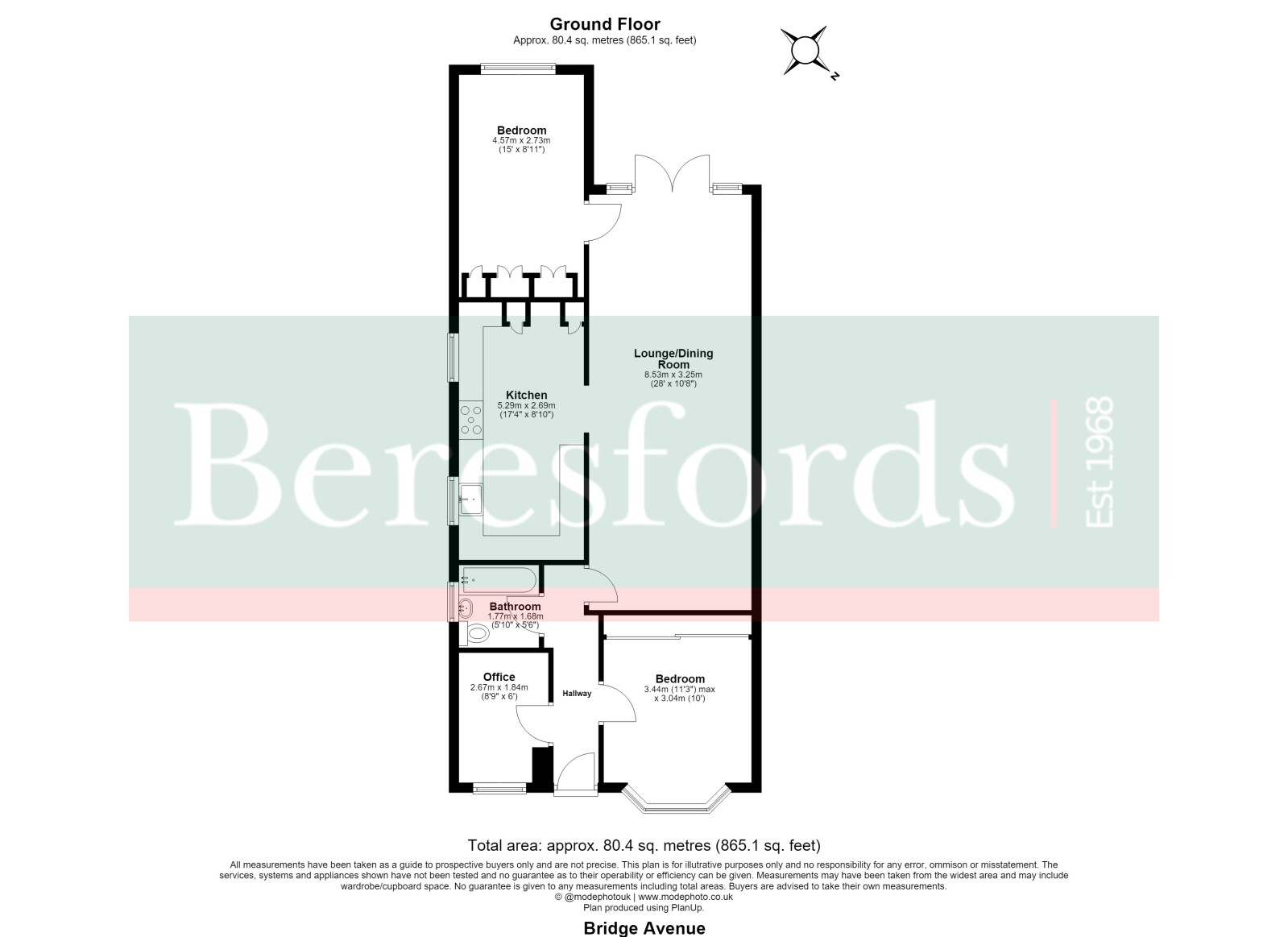 56, Bridge Avenue, Upminster floorplan