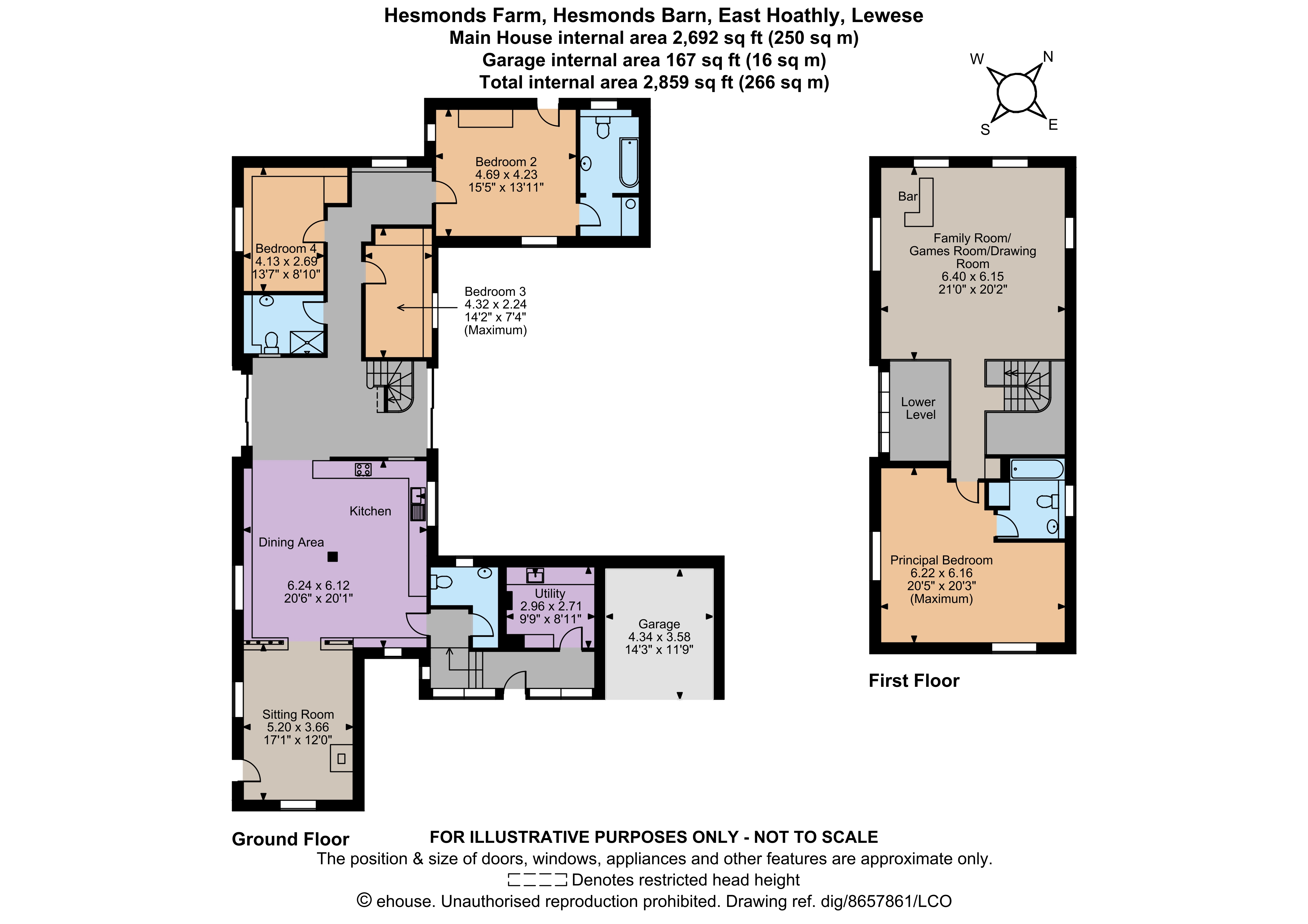 Hesmonds Barn, Hesmonds Farm,, East Hoathly, East Sussex floorplan