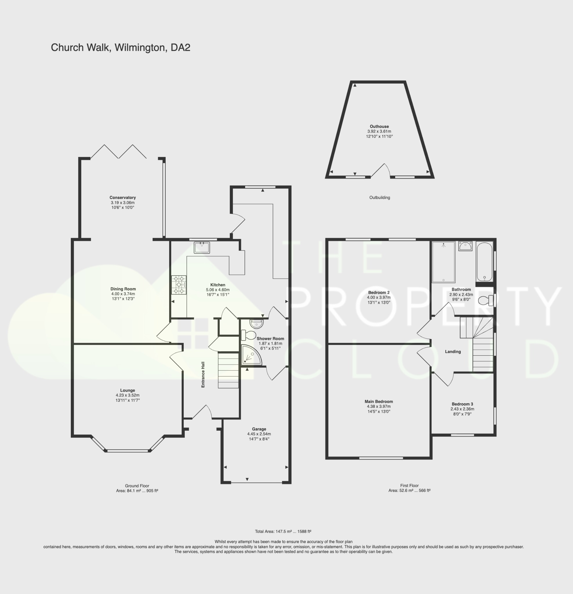 Highlands, Church Walk, Dartford floorplan