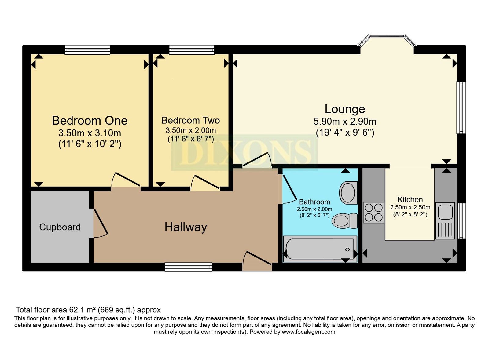 Apartment 6, 68, Rhayader Road, West Midlands floorplan