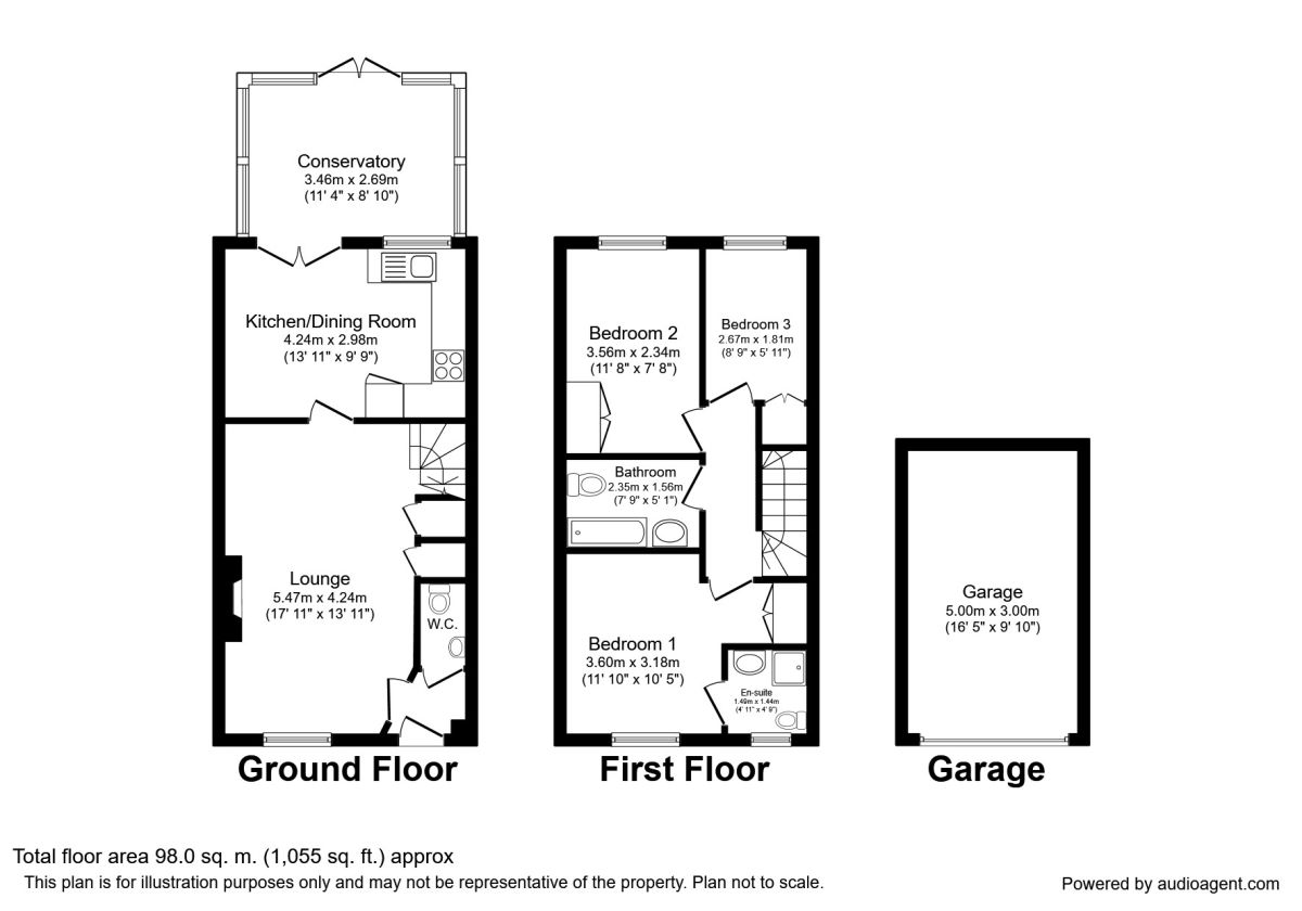 3 Bedrooms Terraced house for sale in Blackthorn Close, Whitley, Goole DN14