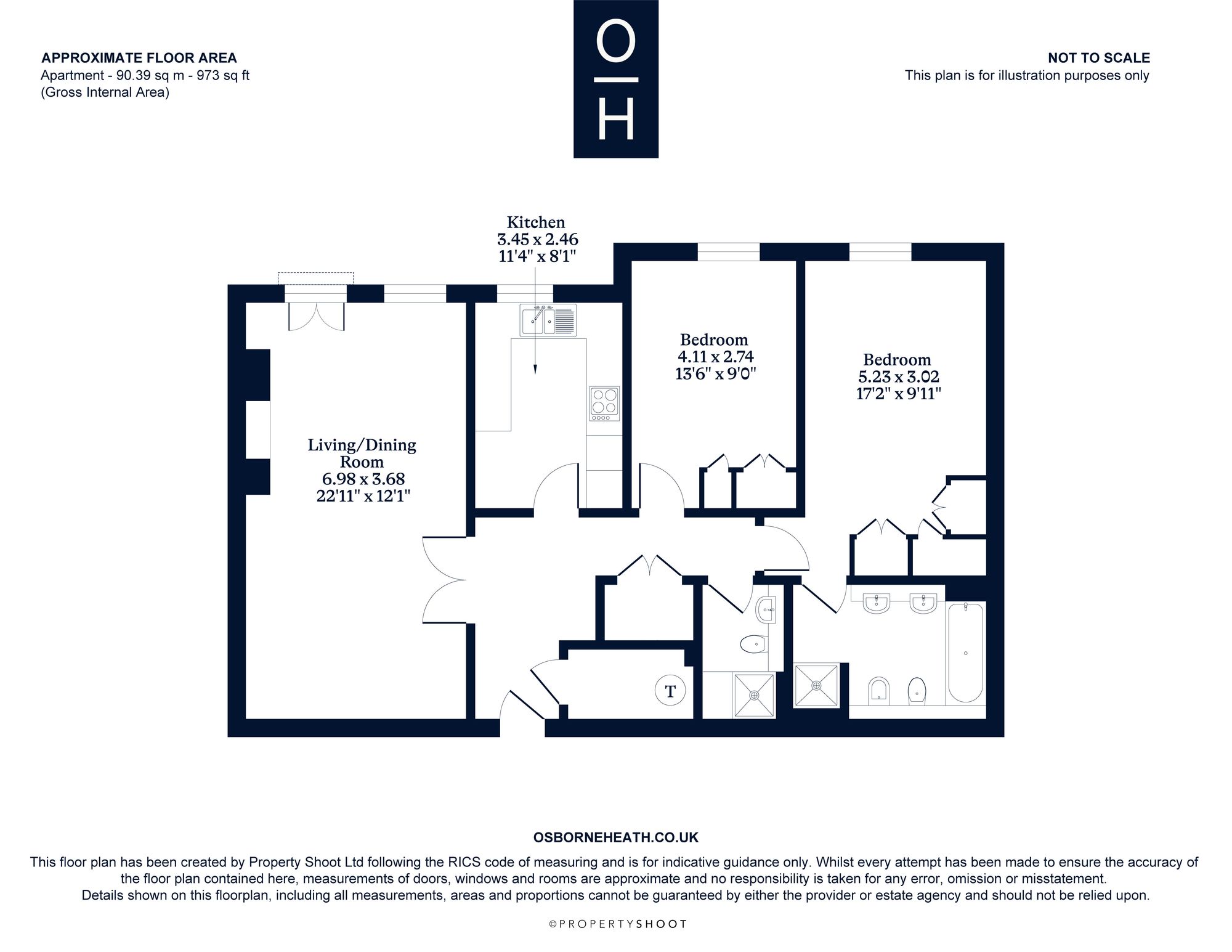 Flat 11, Gillespie House Holloway Drive, Virginia Water floorplan