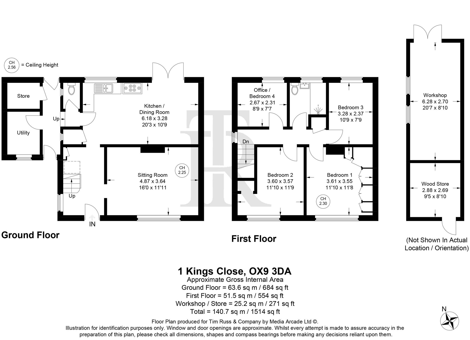 1 Kings Close, Thame floorplan
