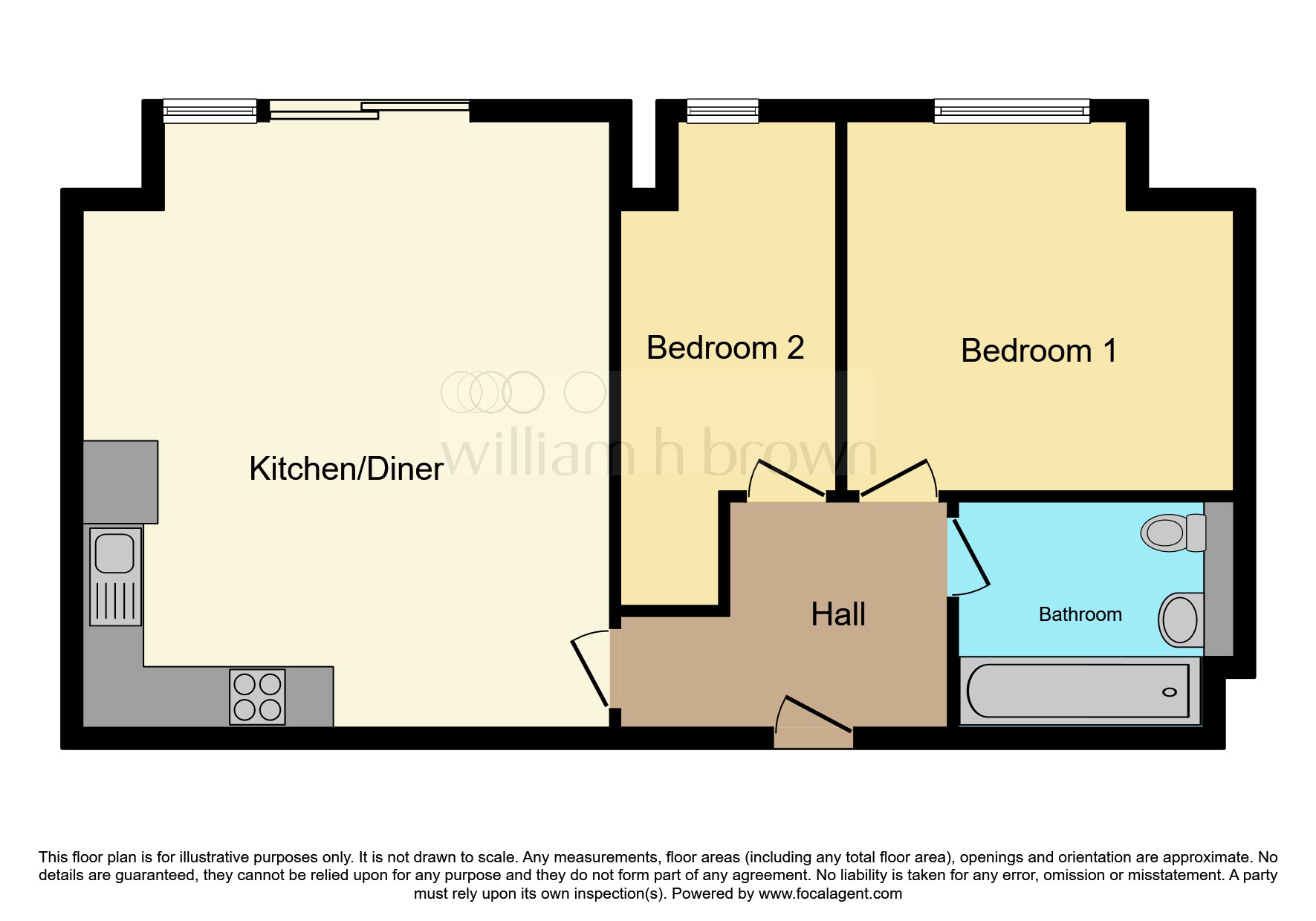 Apartment 94, The Horizon, 2, Navigation Street, Leicester floorplan