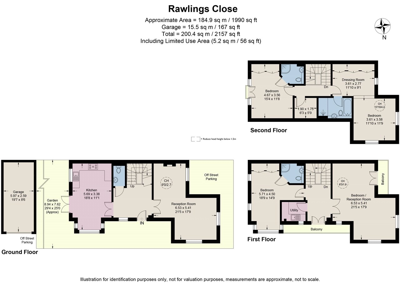 2, Rawlings Close, Beckenham floorplan