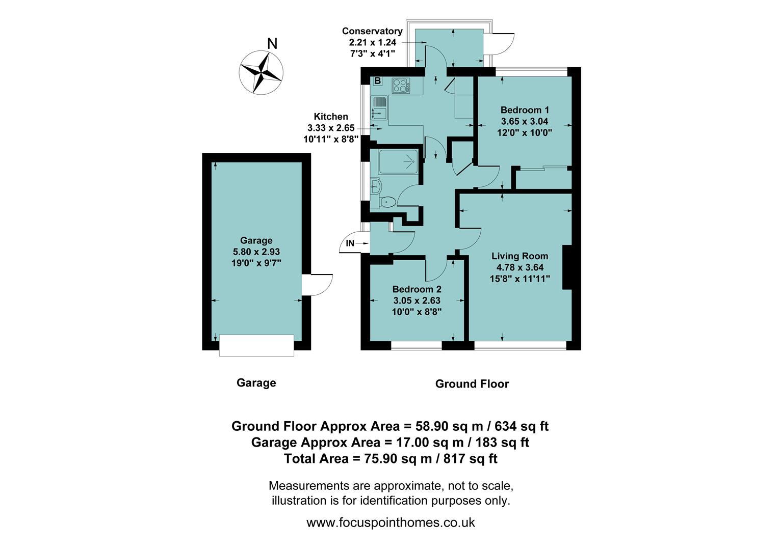 50, Brantwood Rise, Banbury floorplan