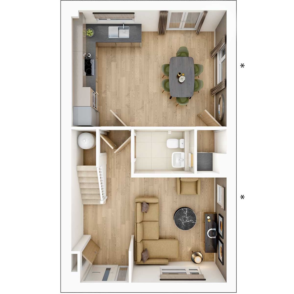 The Eynsford - Plot 185, Valley Park, Eskdale Drive, Off A4130, Didcot floorplan