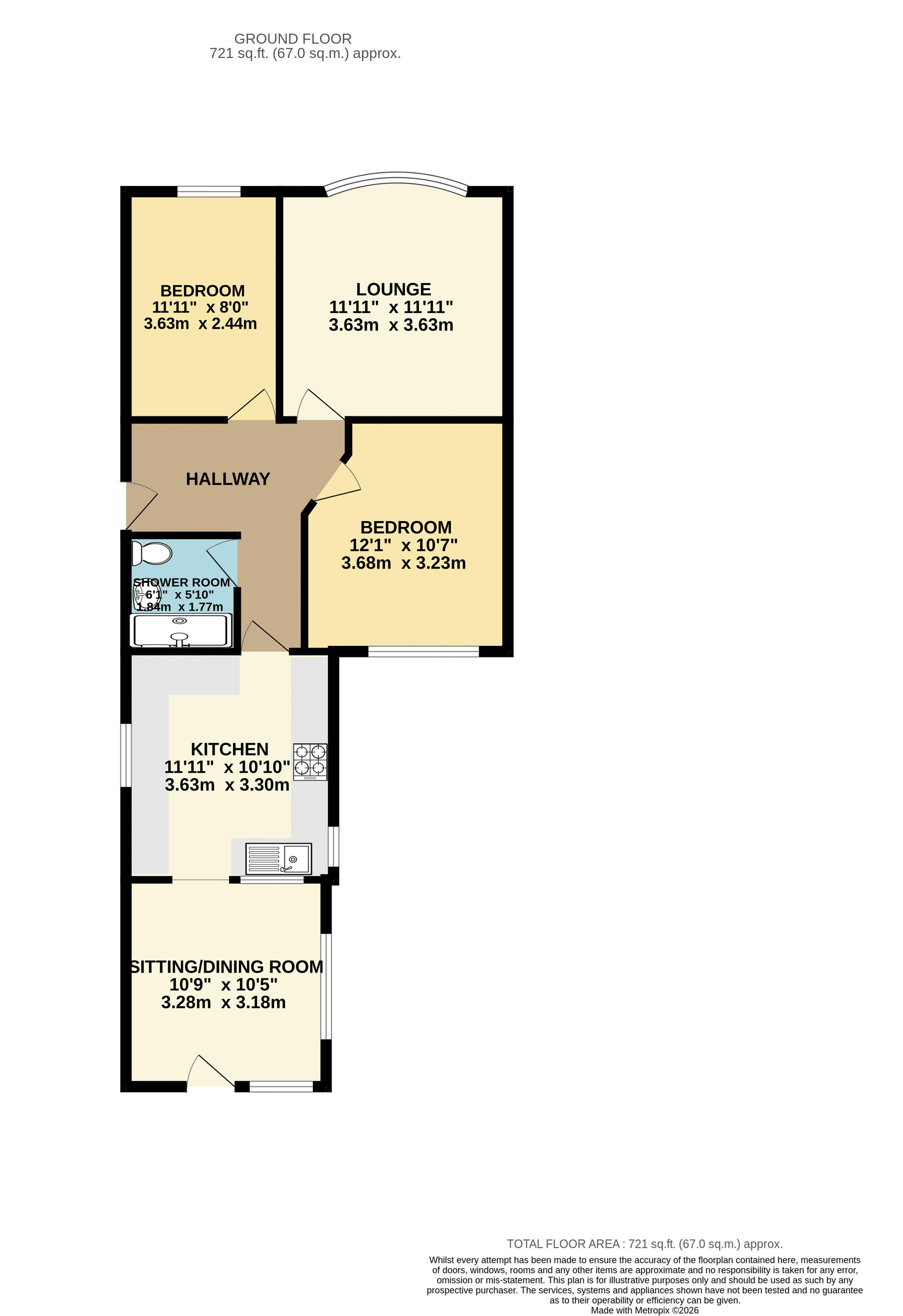 69, Bluestone Lane, Immingham floorplan