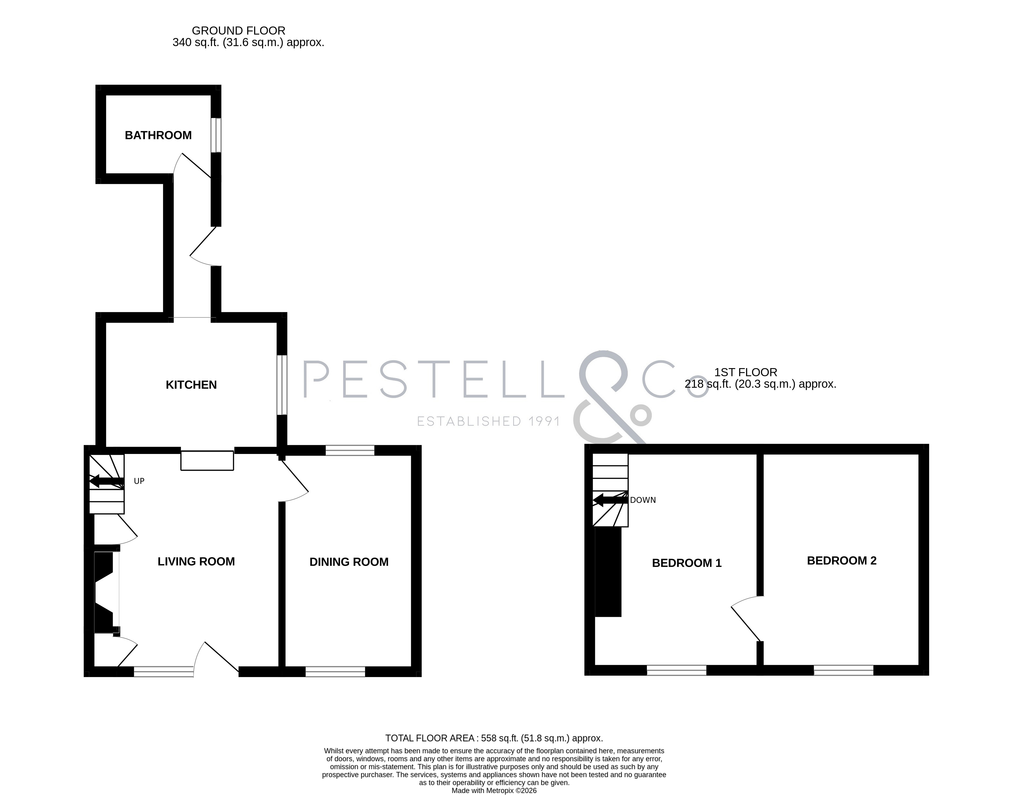 6, Star Lane, Great Dunmow floorplan