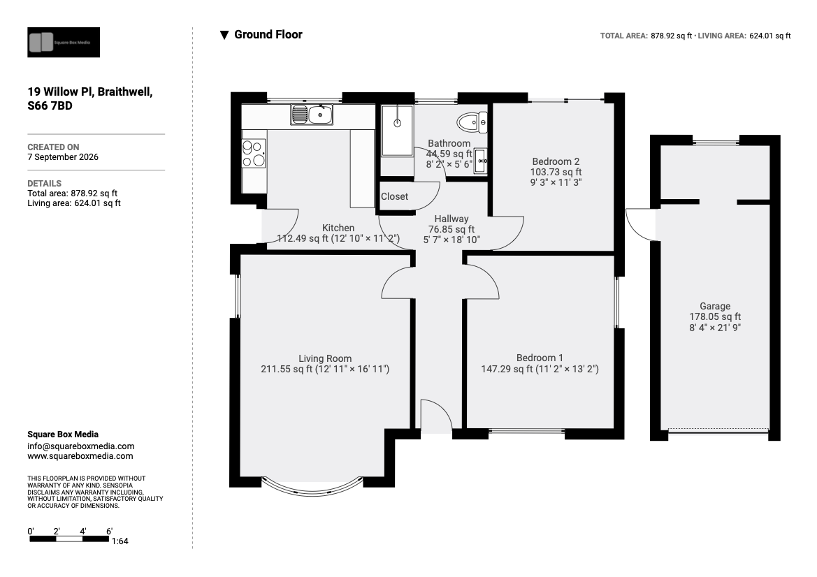 19, Willow Place, Rotherham floorplan