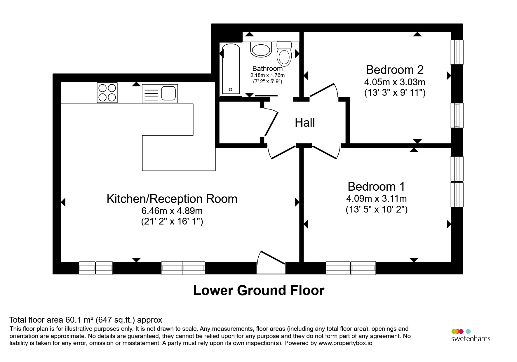 1, The Old Library, High Street, Frodsham floorplan