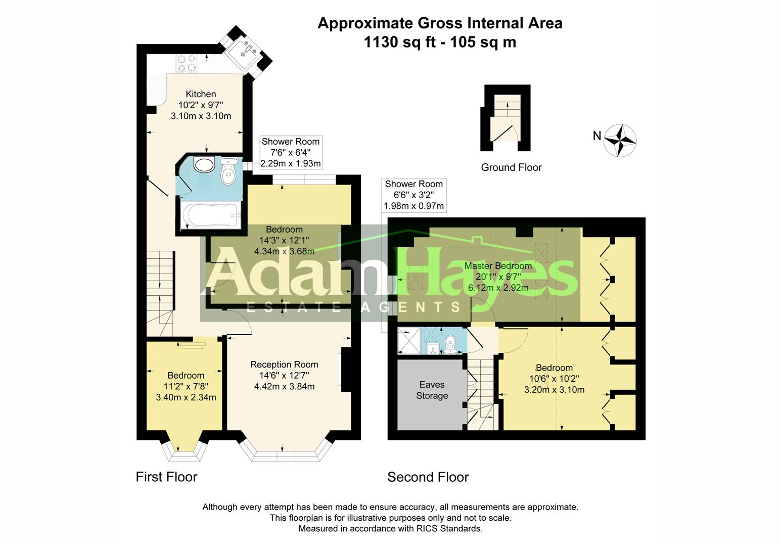 121a, Etchingham Park Road, London floorplan