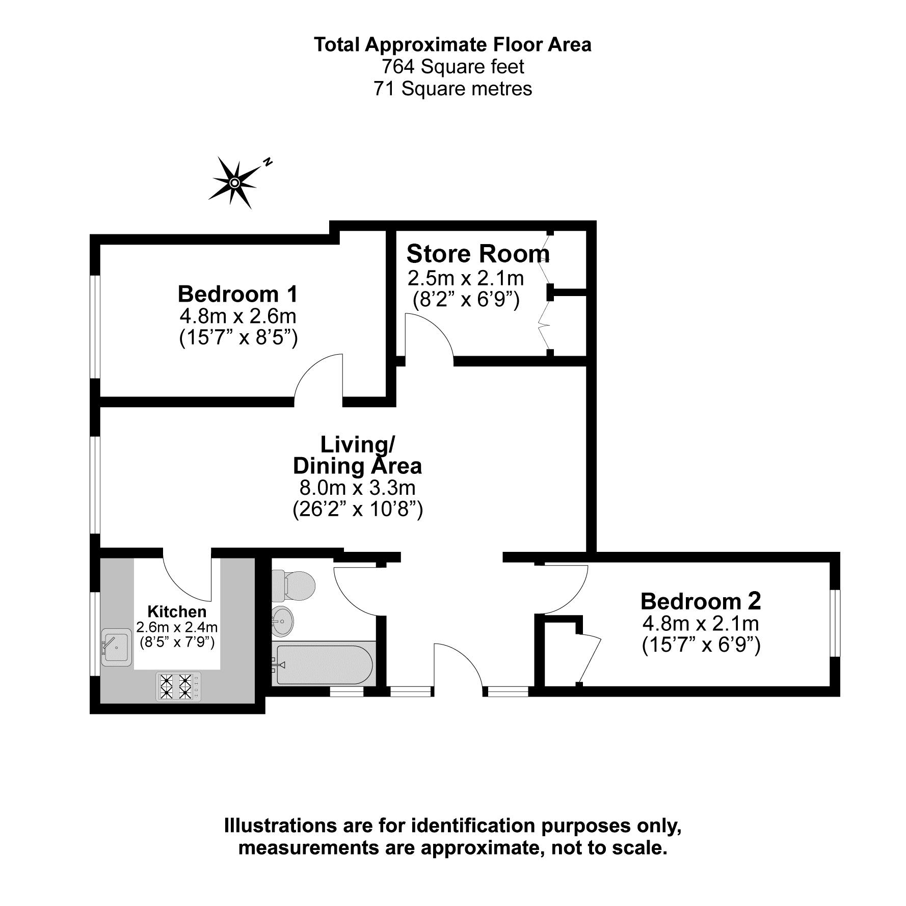 48b, Tintern Close, Slough floorplan