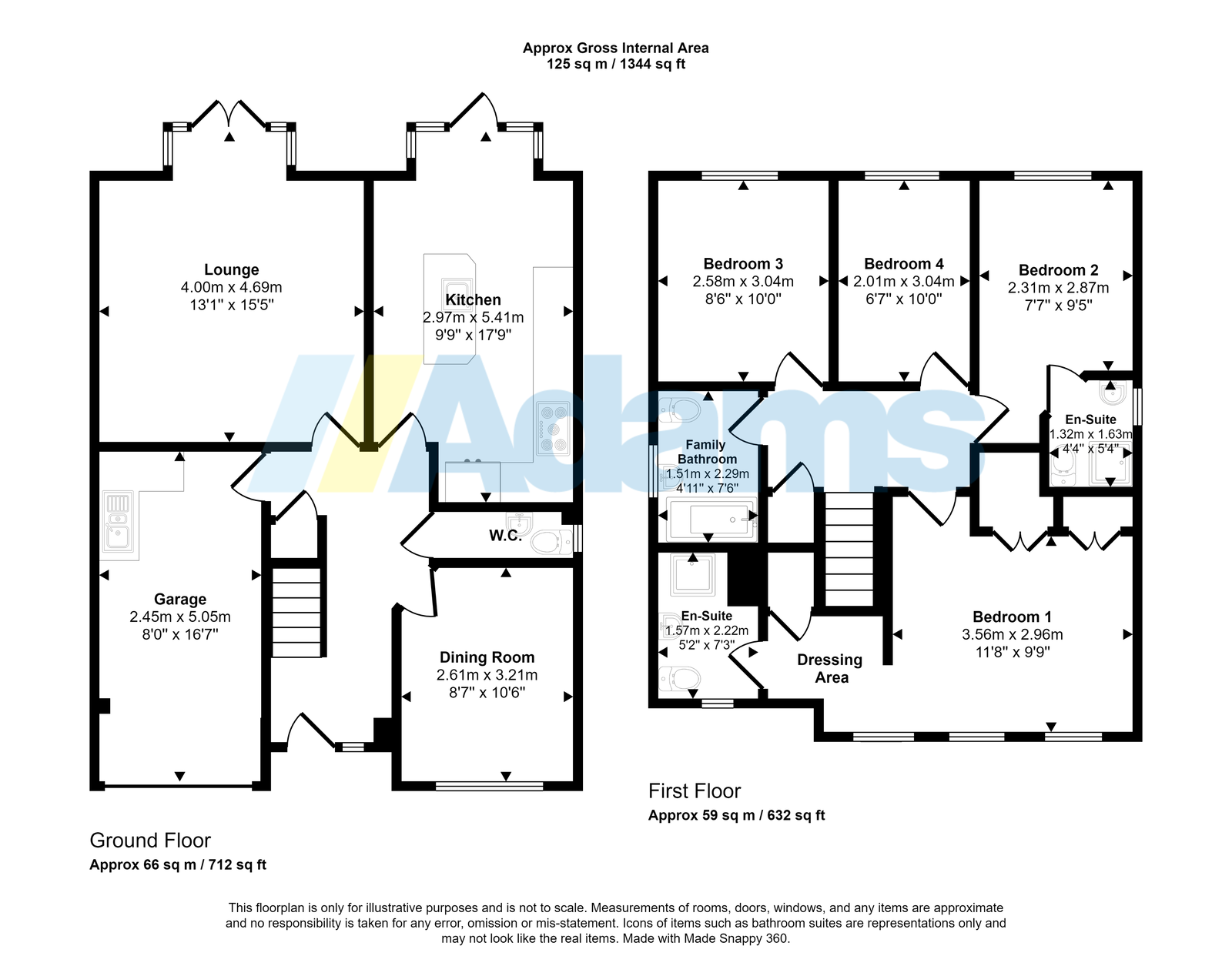 21, Kensington Close, Widnes floorplan