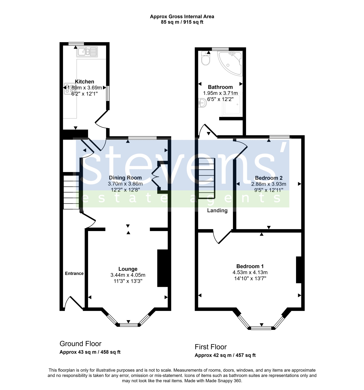 14, Barton Road, Okehampton floorplan