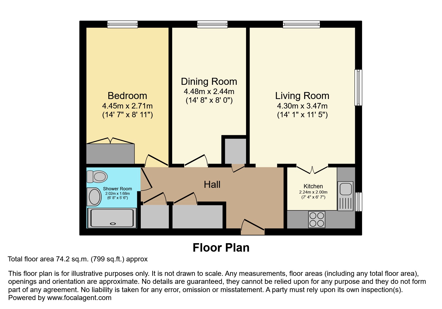 51, Homebell House, Aldridge floorplan