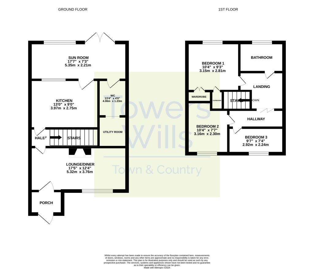 129, Larkhill Road, Yeovil floorplan