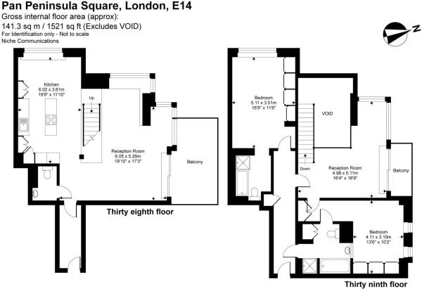 2 Bedrooms Flat to rent in Pan Peninsula Square, London E14