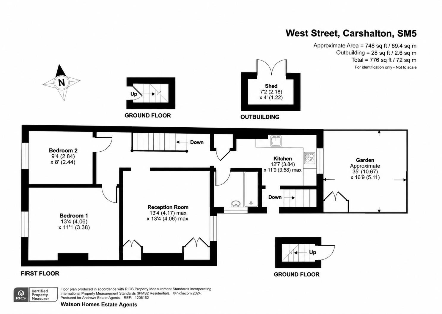 West Street, Carshalton floorplan