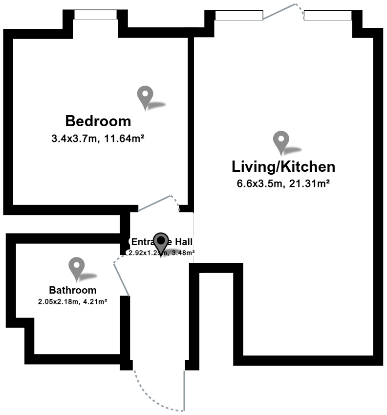 Flat 201, 57, Flagstaff Road, Reading floorplan