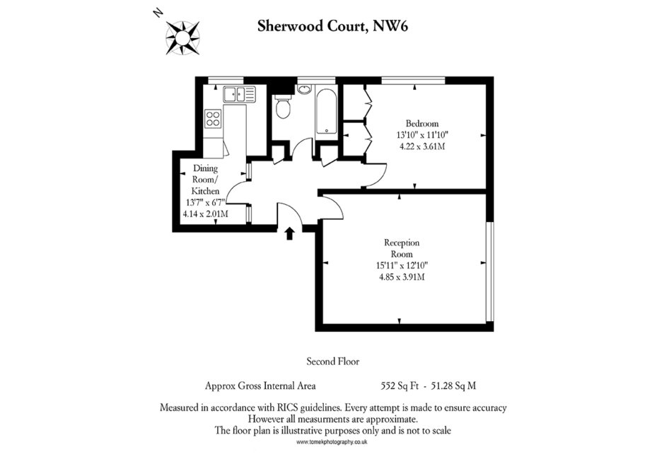 19 Sherwood 172-174, Willesden Lane, London floorplan