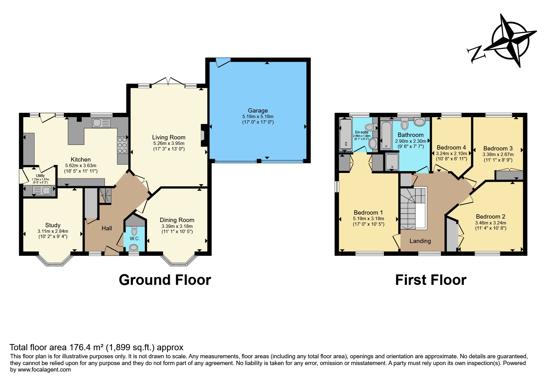 2, Oakdale Close, Wychwood Park, Weston, Crewe floorplan