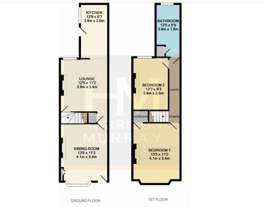 99, Wilberforce Road, Leicester floorplan