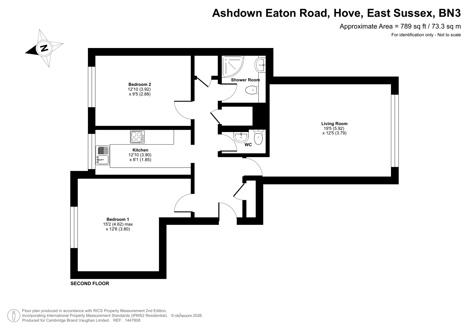 70 Ashdown,, Eaton Road, East Sussex floorplan