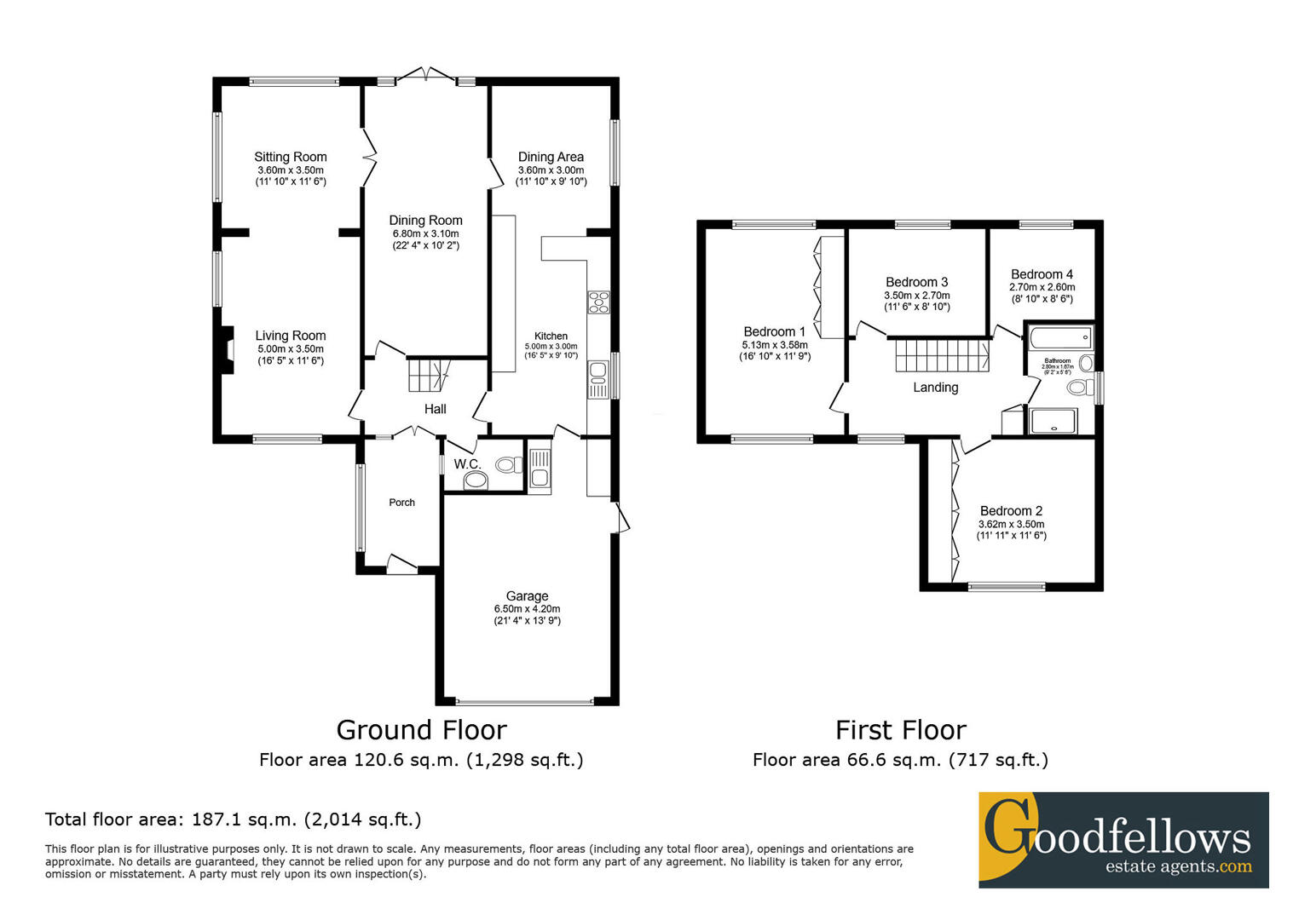12, Wentworth Court, Ponteland floorplan
