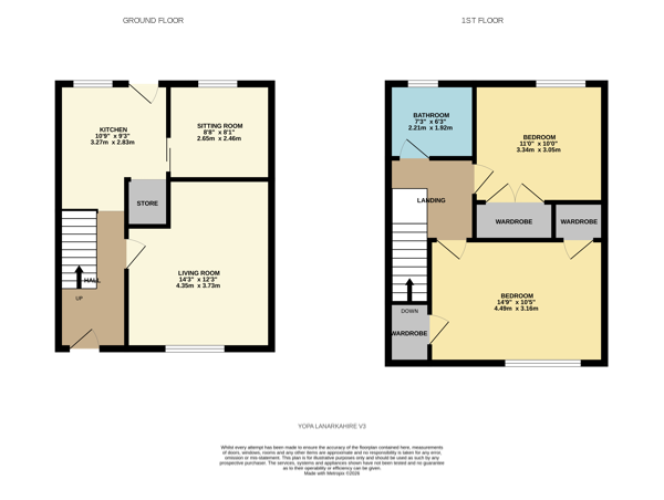 348, Greengairs Road, Airdrie floorplan