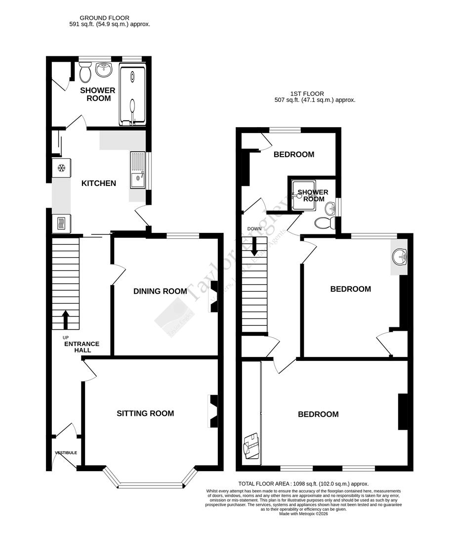19, Channel View Road, Eastbourne floorplan
