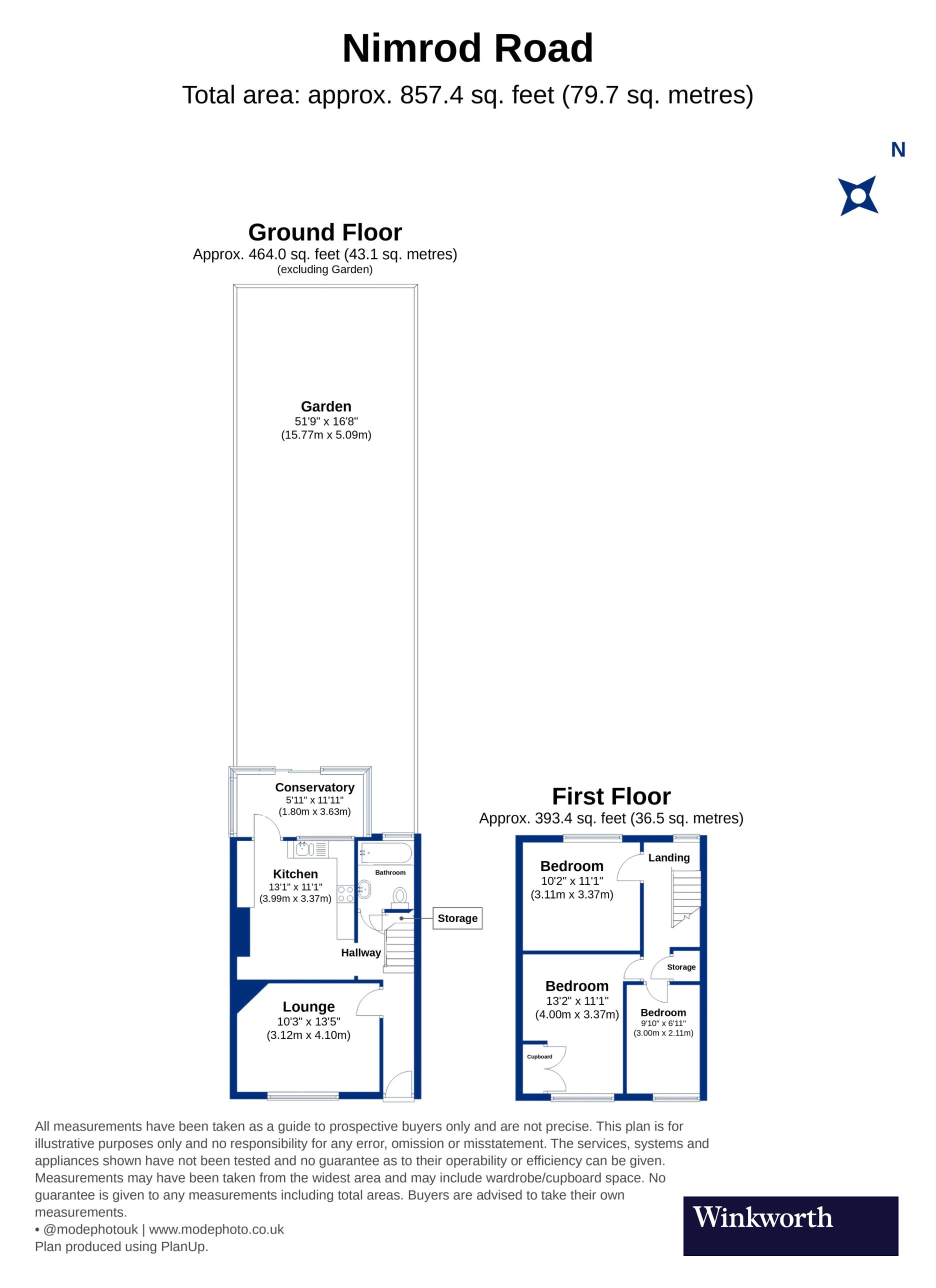 Nimrod Road, London floorplan