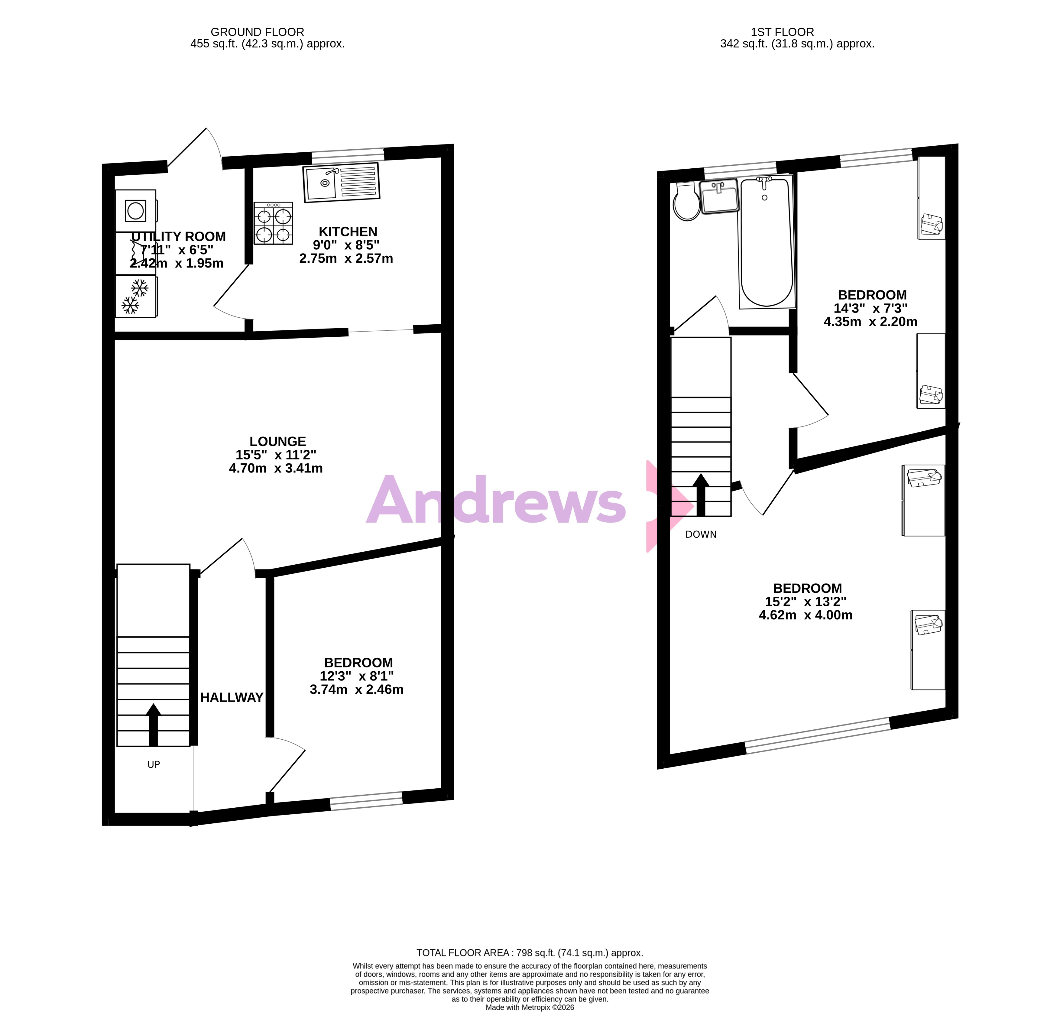 195, Southmead Road, Bristol floorplan