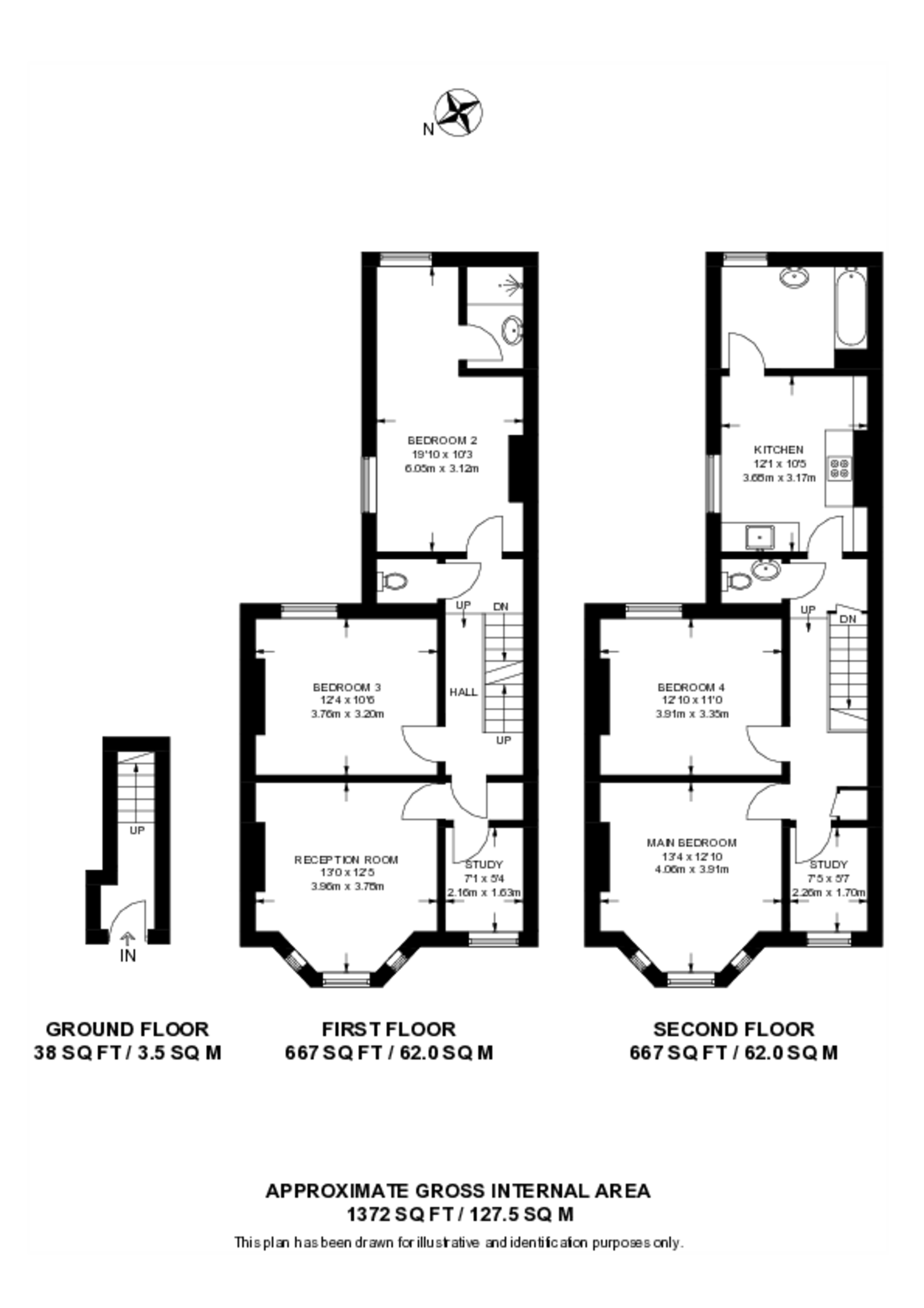 Hackford Road, SW9, Oval floorplan