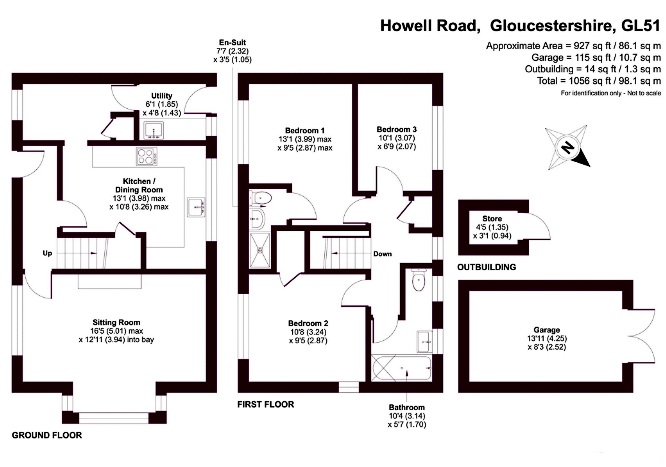 4, Howell Road, Gloucestershire floorplan