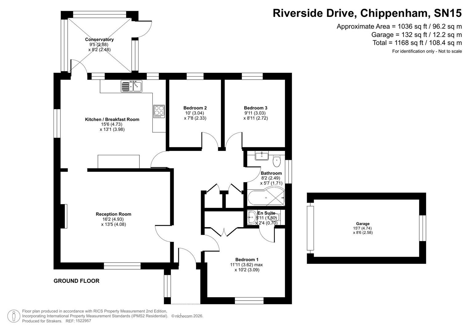 33, Riverside Drive, Chippenham floorplan