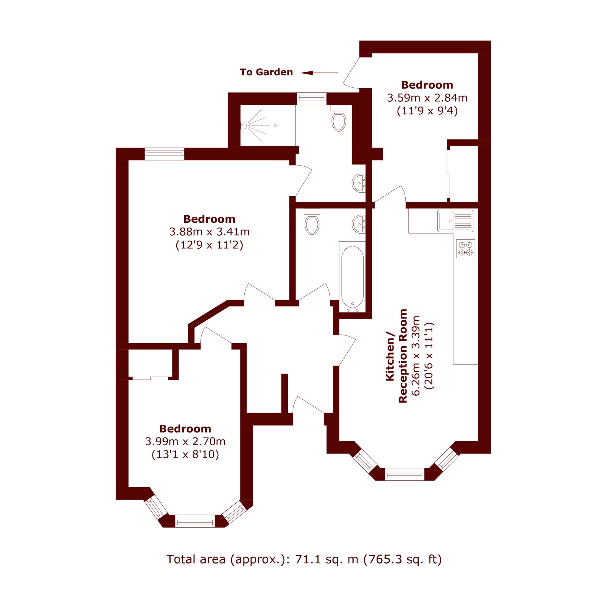 18, Morval Road, London floorplan